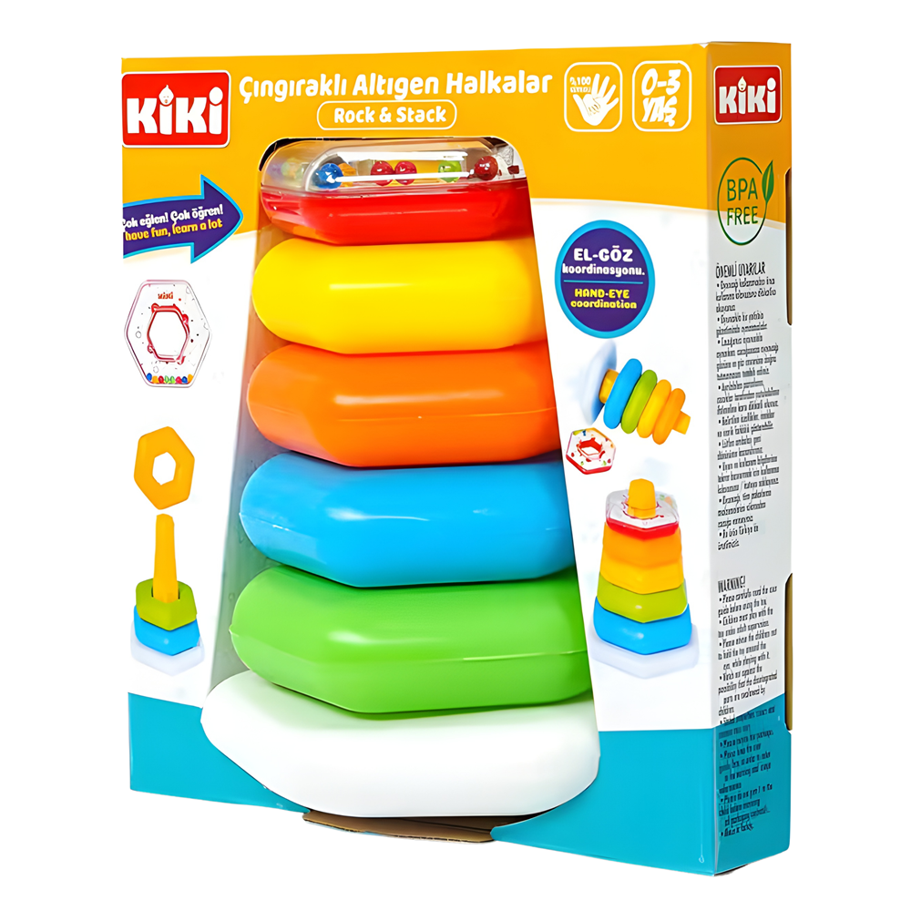 Kiki Altıgen Halkalar Çıngıraklı AE-1510