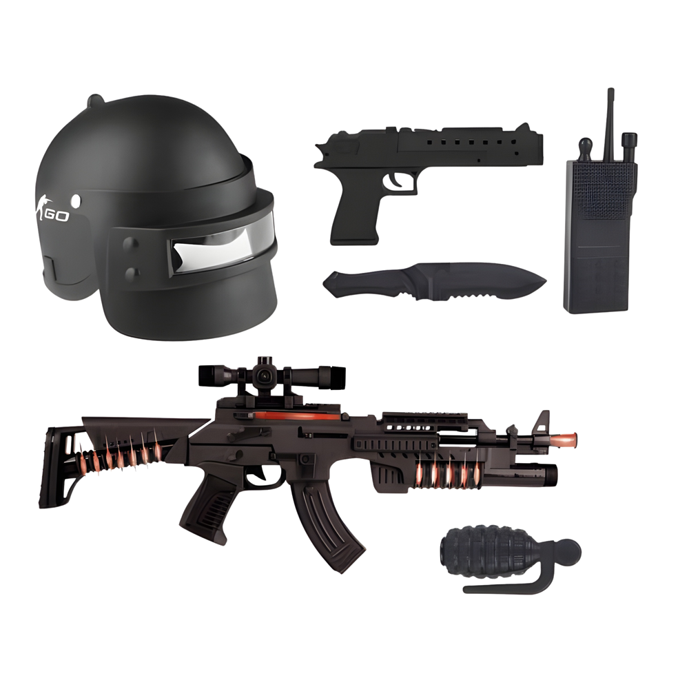 ER-120M CSGO Tüfek Seti | Su Silahı Oyuncak & Erkek Çocuk Silah Seti