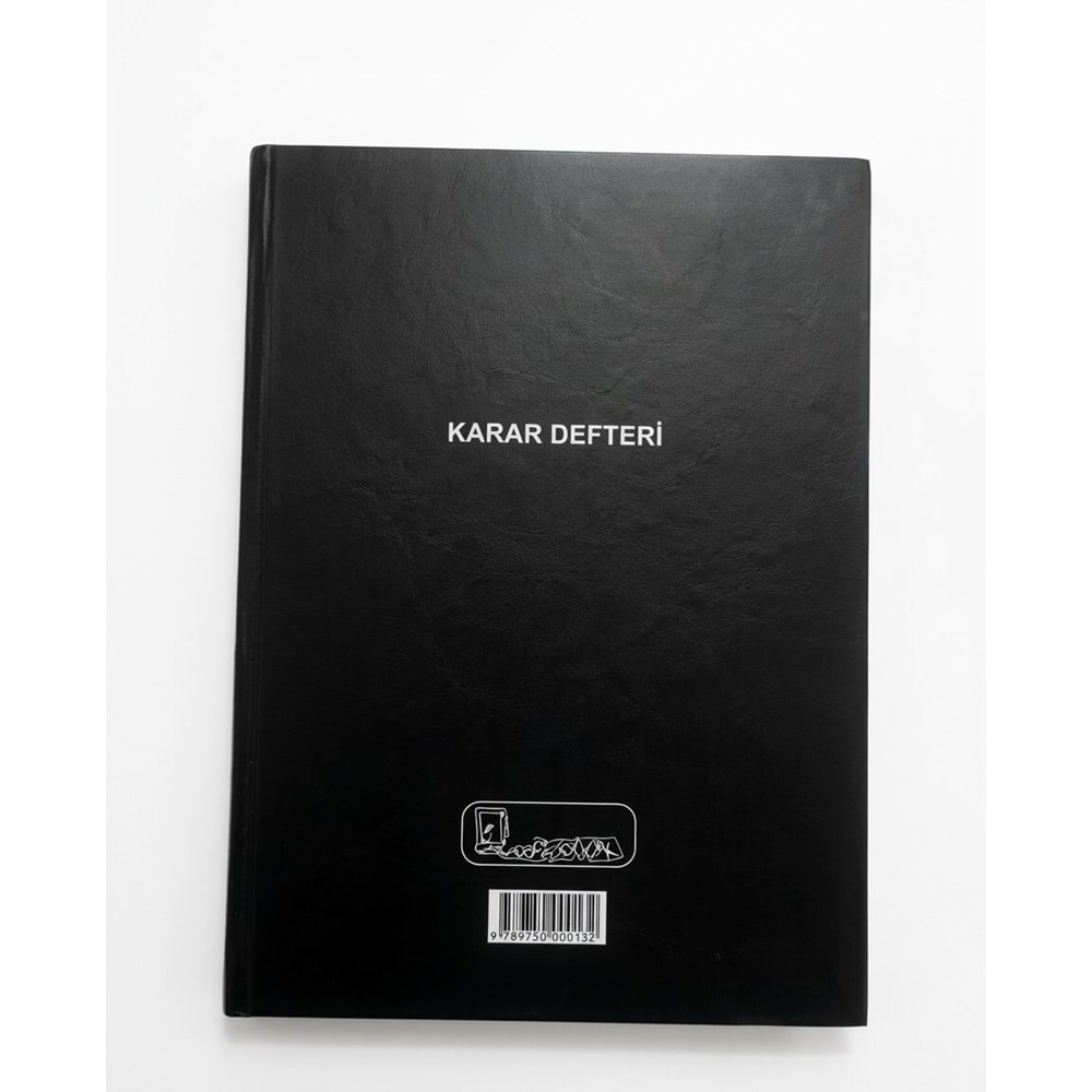 Kocaoluk Karar Defteri A4 Ciltli – Resmi Karar ve Toplantı Defteri