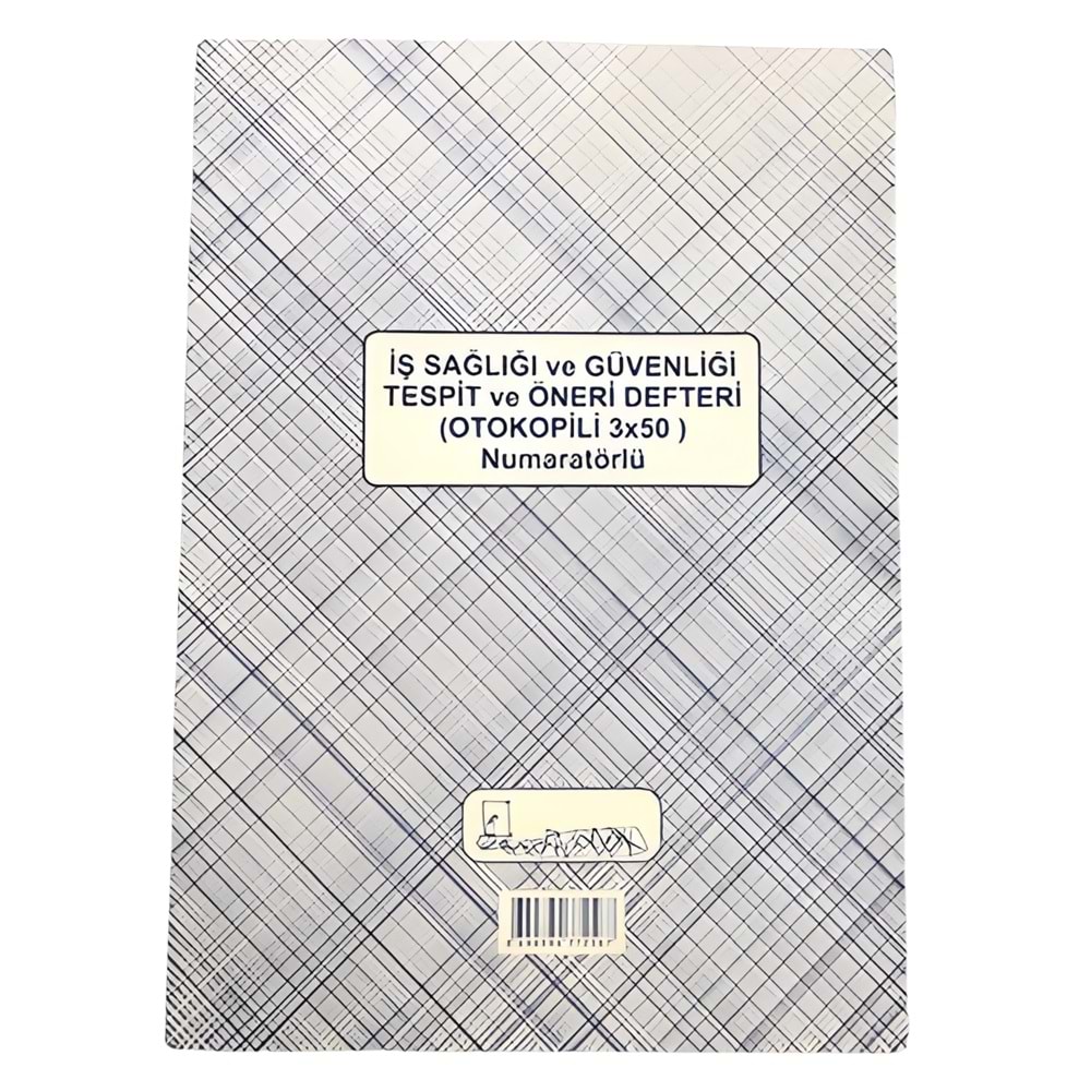 Kocaoluk Numaratörlü Otokopili İş Sağlığı ve Güvenliği Tespit ve Öneri Defteri