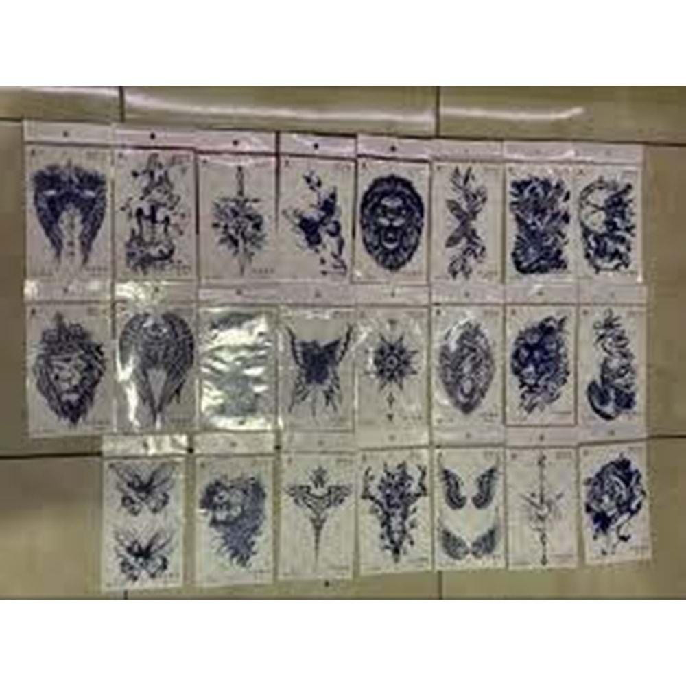 Geçici Dövme Tek Adet Vücut Dövme Sticker