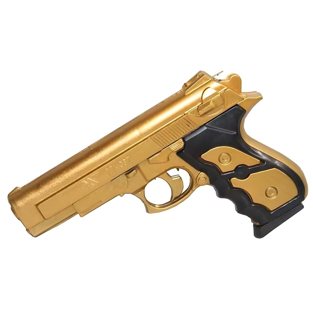 ALTIN GÜMÜŞ RENKLİ BONCUKLU SİLAH