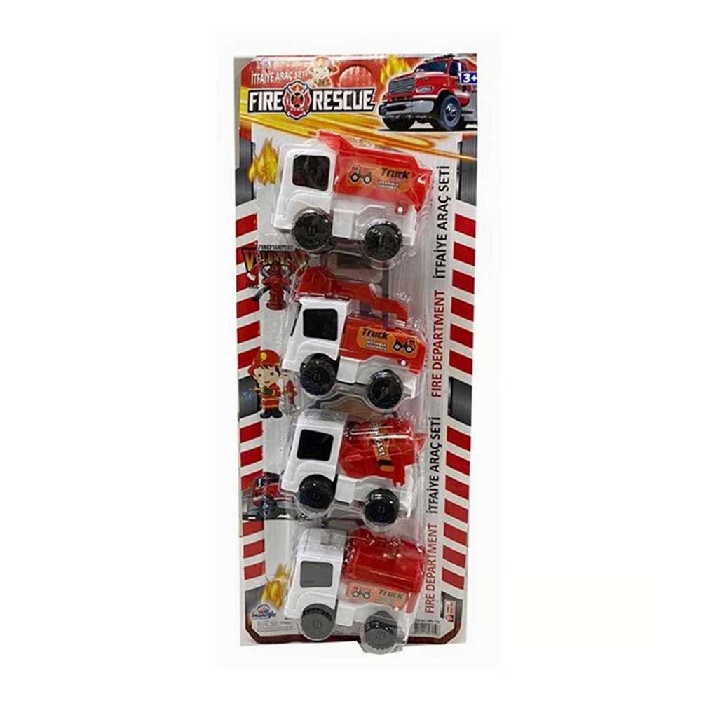 İMG 4’lü İtfaiye Araç Seti Oyuncak Araba Seti