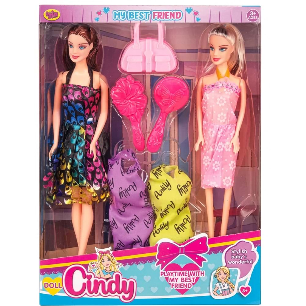 OYDAŞ-CINDY DOLL 2 Lİ BEST FRİENDS (36)