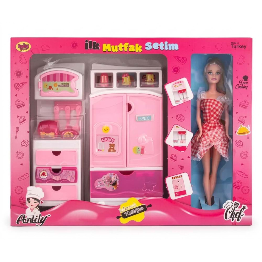 OYDAŞ-İLK MUTFAK SETİM 2 Lİ BUZDOLABI ÇEKMECE BEBEKLİ (14)