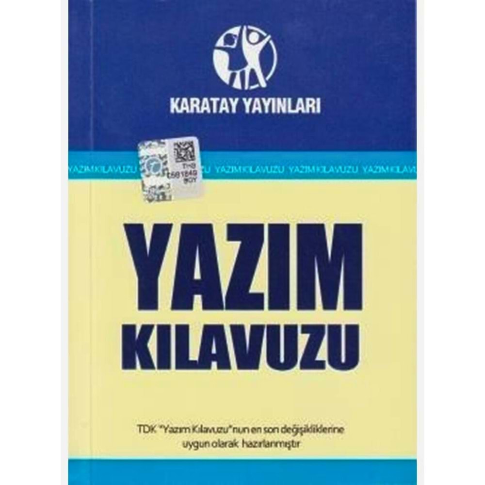 KARATAY YAYINLARI Yazım Kılavuzu | TDK Son Değişikliklere Uygun Güncel Basım