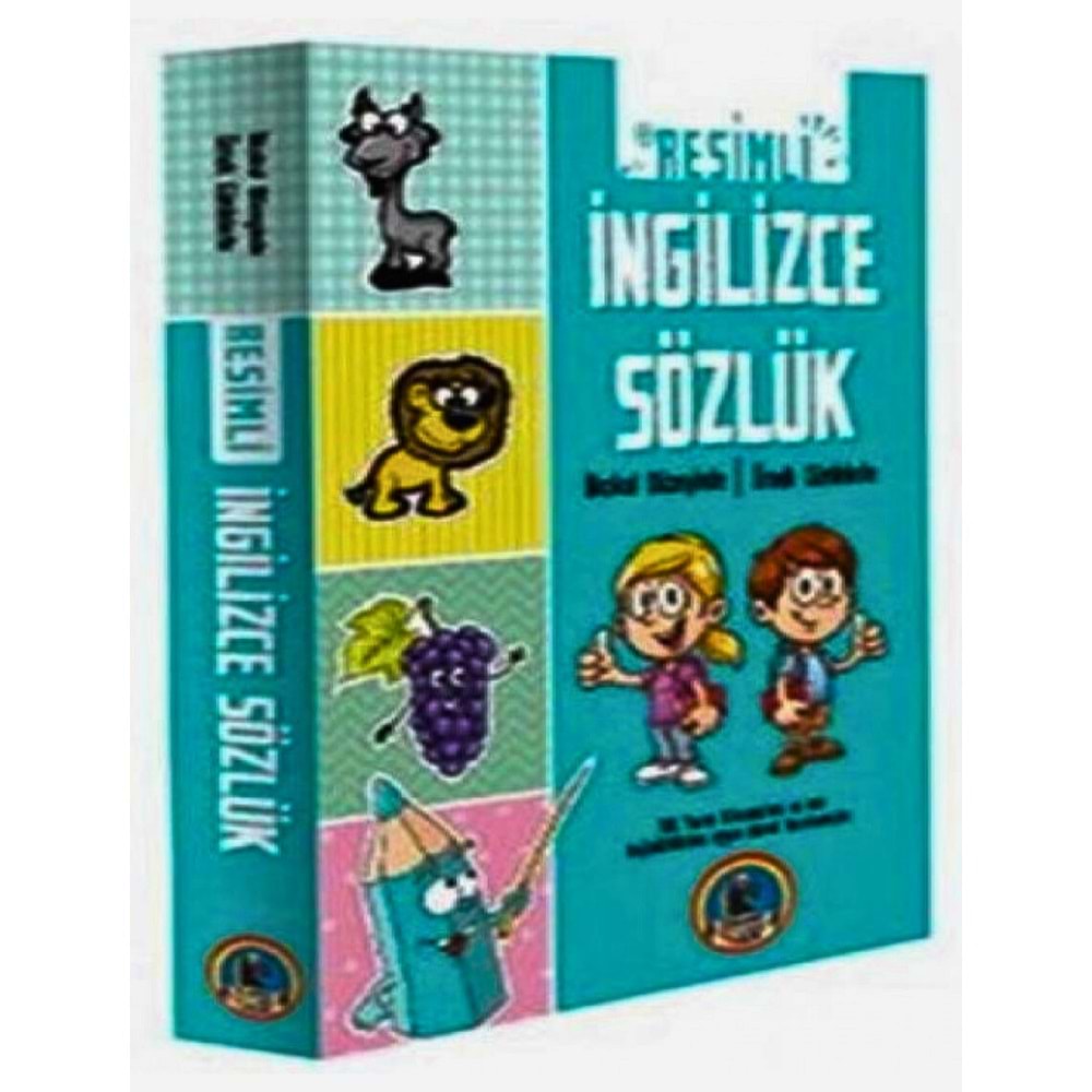 Resimli İngilizce Sözlük | Temel Kelimeler Çocuklar İçin Görsel Sözlük Kitabı