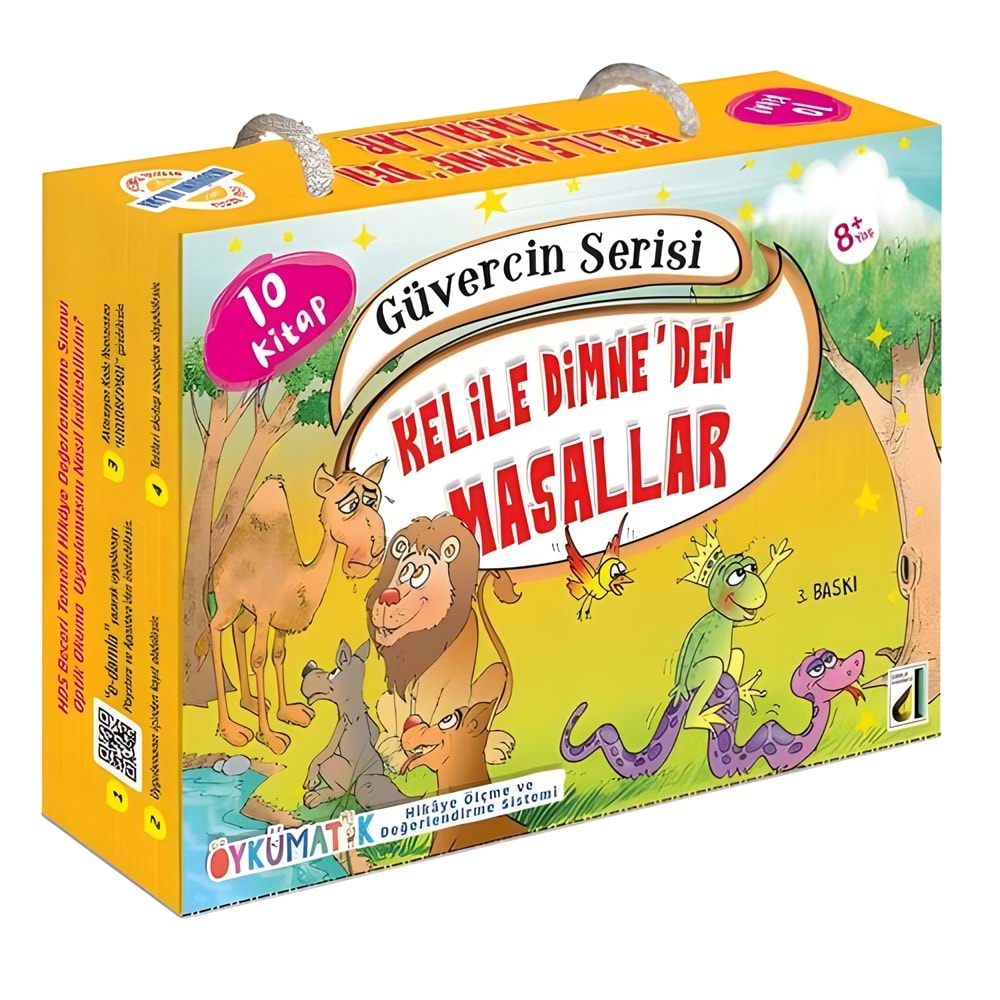 Güvercin Serisi 10 Kitap Kelile ve Dimneden Masallar - (2.Ve 3.Sınıf)-Damla Yayınevi