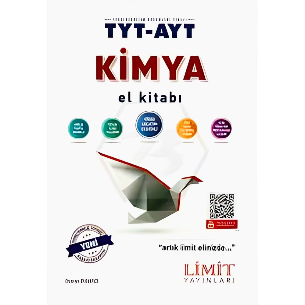 TYT–AYT Kimya El Kitabı – Limit Yayınları | Konu Özetleri ve Pratik Tekrar