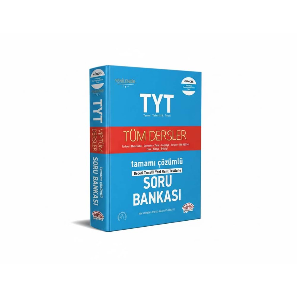 TYT Mavi Kitap Tüm Dersler Soru Bankası