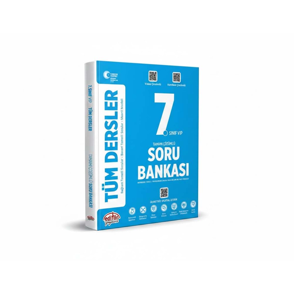 Maarif Model Mavi Kitap 7. Sınıf Tüm Dersler Soru Bankası