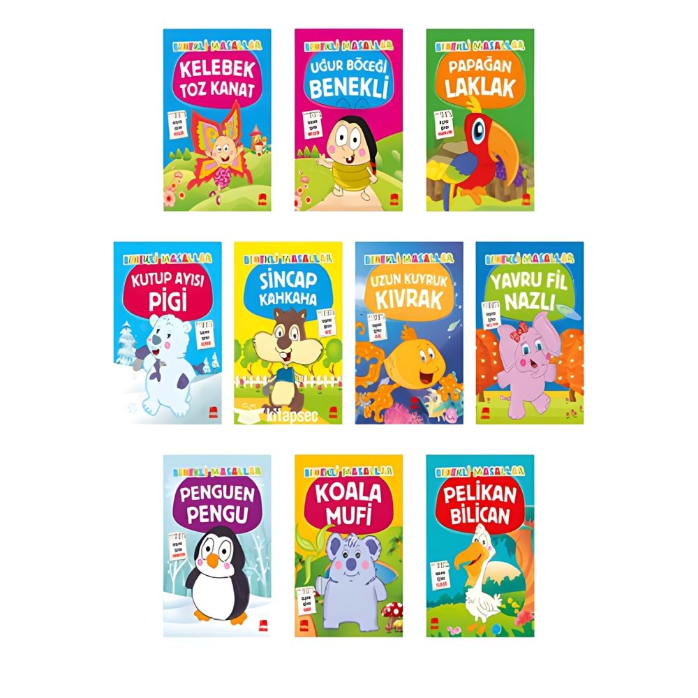 Benekli Masallar-1.ve 2.sınıf hikaye- (10 Kitap) - Ema Yayınları