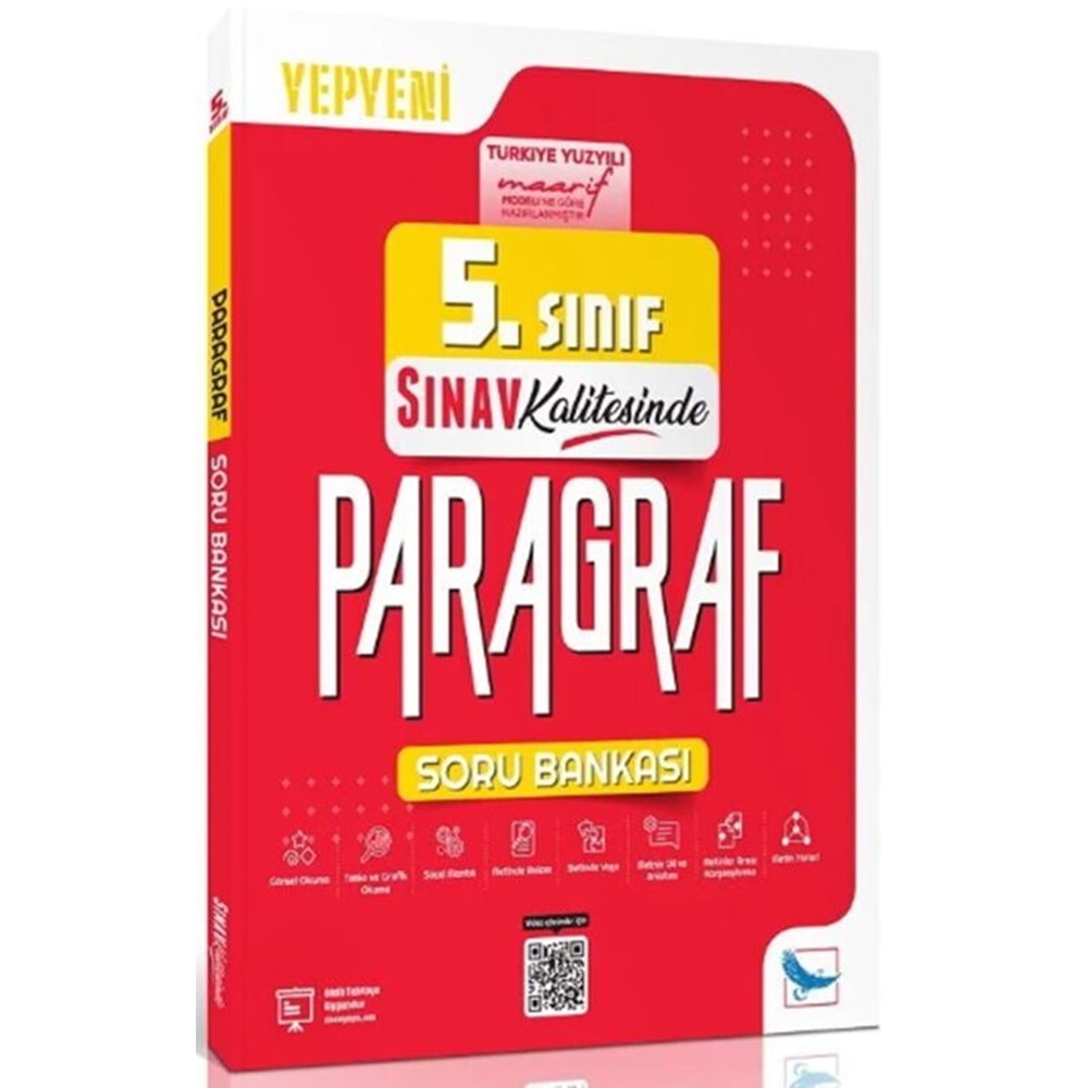 5.Sınıf Paragraf Soru Bankası Sınav Kalitesinde-Sınav Yayınları
