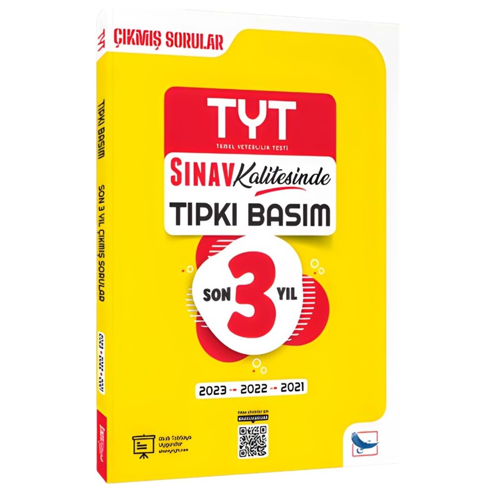 TYT Son 3 Yıl Tıpkı Basım – 2023-2022-2021 Çıkmış Sorular | Sınav Yayınları