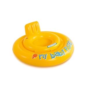 INTEX My Baby Float Bebek Yüzme Simidi 70 cm - Sarı Oturaklı Flator