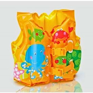 INTEX Deniz Canlıları Desenli Şişme Yüzme Yeleği - Çocuk Can Yeleği