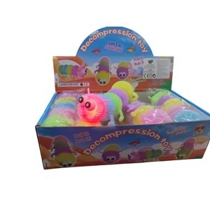 1975-1 DİKENLİ IŞIKLI RENKLİ ELASTİK BÖCEK