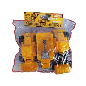 Uçar BIG TRIO 3'lü Yol Yapım İş Makineleri Seti
