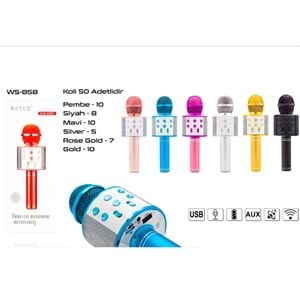 Blic Handheld Ktv Mikrofon Karaoke Bluetootlu Bls-25 Ws-858 Bls-09 5467 3826