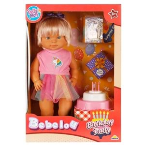 40021 Sun ABC DZM Bebek Seti Bebelou Doğum Günü Bebek 40 cm