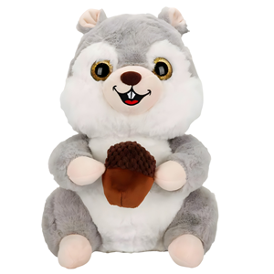 Peluş Sincap 30 cm | Yumuşak ve Sevimli Peluş Oyuncak