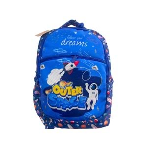 Outer Space Astronot Desenli Okul Çantası – ÇNT 5105-04