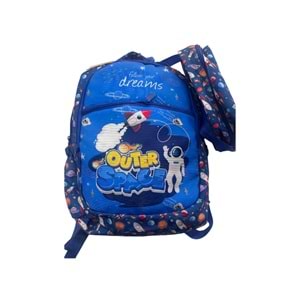 Outer Space Astronot Desenli Okul Çantası – ÇNT 5105-04
