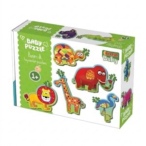 ONYTOY Baby Benim İlk Puzzlem - 10 Parçalı Hayvanlar Puzzle Seti (1+ Yaş)