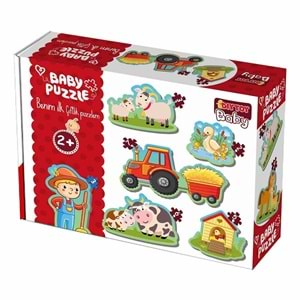 ONYTOY Baby Benim İlk Puzzlem - Çiftlik Hayvanları Puzzle Seti (2+ Yaş)