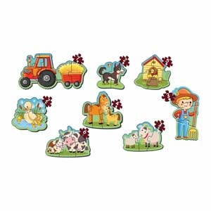 ONYTOY Baby Benim İlk Puzzlem - Çiftlik Hayvanları Puzzle Seti (2+ Yaş)