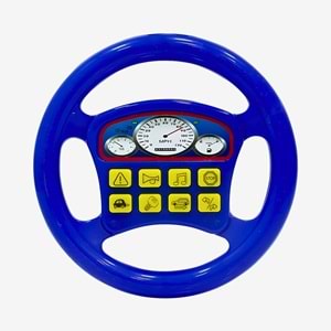 Mavi Işıklı Sesli Direksiyon - Eğitici Sürücü Simülasyon Seti 5503