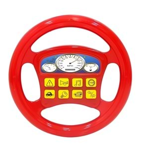 Mavi Işıklı Sesli Direksiyon - Eğitici Sürücü Simülasyon Seti 5503