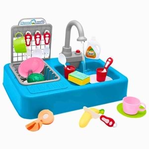 Kayyum Modern Pilli Lavabo Seti (Gerçek Su Akıtma Özelliği)