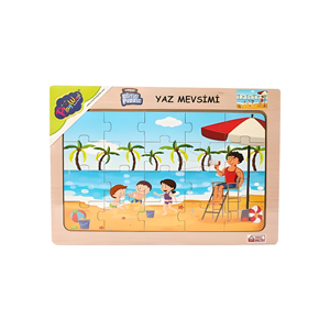 Play Wood ONY Serisi: Yaz Mevsimi Temalı Ahşap Eğitici Puzzle