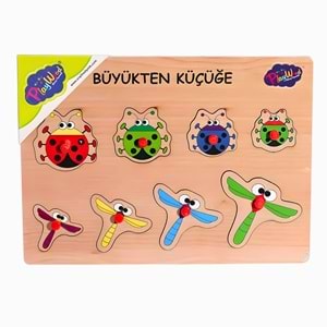 131-132 ONY AHŞAP TUTMALI BÜYÜKTEN KÜÇÜĞE