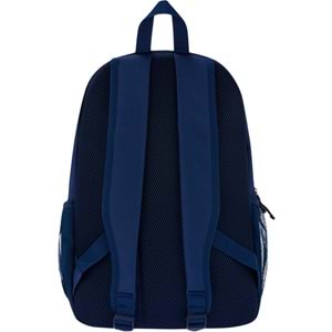 U.S. Polo Assn. Jumi Lacivert Kırmızı Şeritli Sırt Çantası - Okul ve Günlük Kullanım