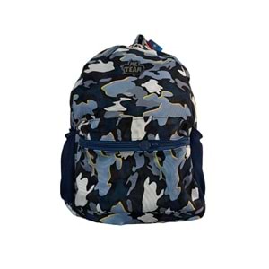 ME Team Kamuflaj Desenli Okul Çantası