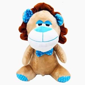 Halley 26 cm Yorgun Gözlü Hayvan Peluş Oyuncaklar (Asorti)