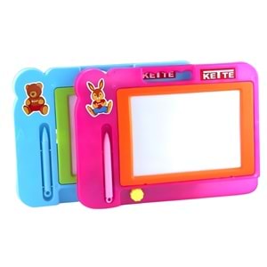 KET063 Kette Manyetik Yazı Tahtası – Kalemli Silinebilir Çocuk Çizim Tahtası