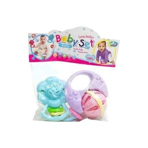 HL1007 Bebek 3’lü Çıngırak Seti – Renkli Eğitici Bebek Oyuncağı