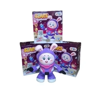 Seher RS-9047C Çok Yönlü Dans Eden Astronot Tavşan Işıklı Müzikli Oyuncak