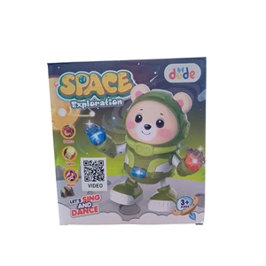 Seher RS-9048C Çok Yönlü Dans Eden Astronot Ayıcık Işıklı Müzikli Oyuncak