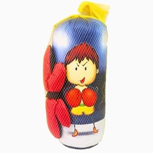 Çocuk Boks Torbası ve Eldiven Seti (40x18 cm)