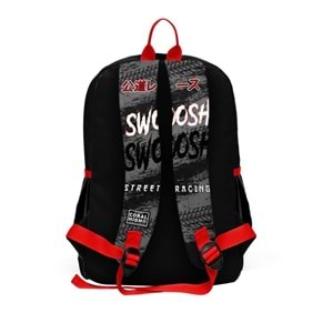 Coral High Street Racing Temalı Sırt Çantası - Okul ve Günlük Kullanım