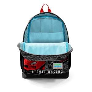 Coral High Street Racing Temalı Sırt Çantası - Okul ve Günlük Kullanım
