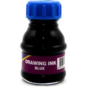 Monopol Çini Mürekkebi Mavi 30 ml Kaligrafi ve Teknik Çizim Mürekkebi