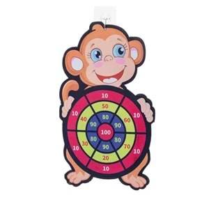 07 981 Ayaklı Cırt Cırtlı Dart Oyunu Çocuklar İçin Eğlenceli Set