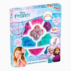 Dede Disney Frozen Takı Tasarım Seti - Tekli Kutu (Kolye ve Bileklik Yapımı) 03173