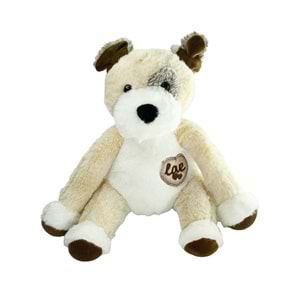 Vardem 23 cm Peluş Köpek Love Kalpli 3 Asorti Yumuşak Oyuncak 31170-2