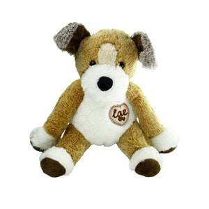 Vardem 23 cm Peluş Köpek Love Kalpli 3 Asorti Yumuşak Oyuncak 31170-2